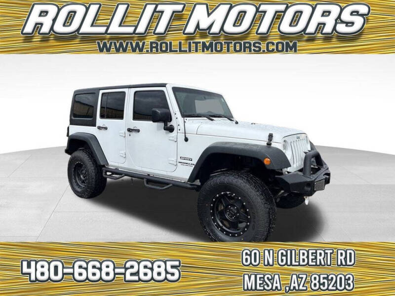 2015 Jeep Wrangler Unlimited for sale at Rollit Motors in Mesa AZ