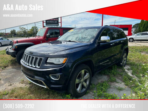 2015 Jeep Grand Cherokee for sale at A&A Auto Sales in Fairhaven MA
