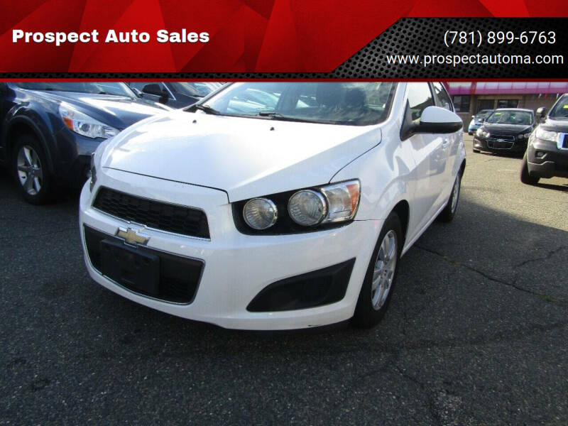 2012 Chevrolet Sonic for sale at Prospect Auto Sales in Waltham MA