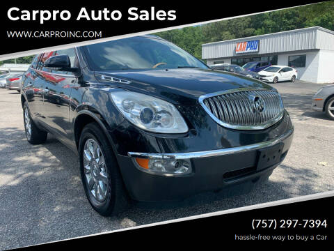 2011 Buick Enclave for sale at Carpro Auto Sales in Chesapeake VA