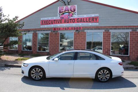 2019 Audi A8 L for sale at EXECUTIVE AUTO GALLERY INC in Walnutport PA