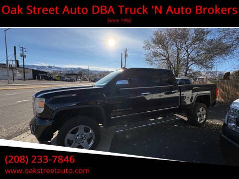 2015 GMC Sierra 2500HD for sale at Oak Street Auto DBA Truck 'N Auto Brokers in Pocatello ID