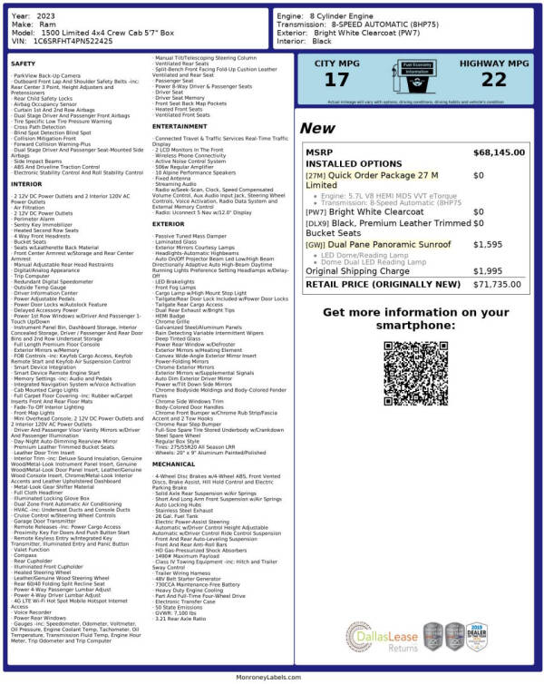 2023 RAM 1500 Limited
