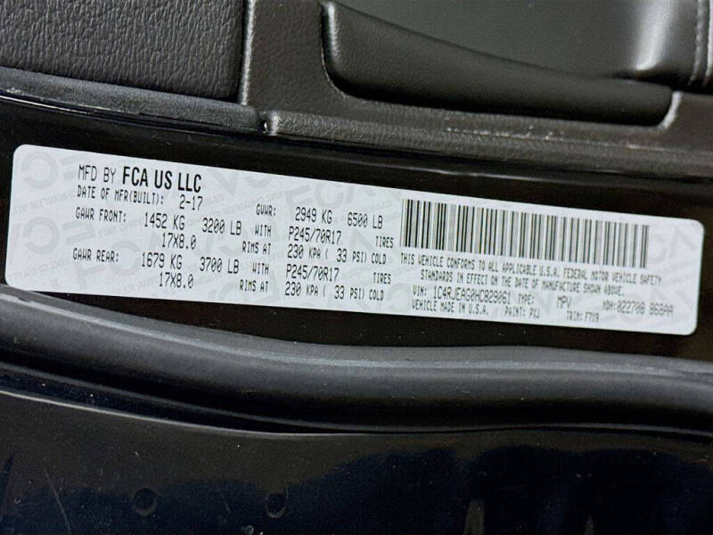 2017 Jeep Grand Cherokee Laredo