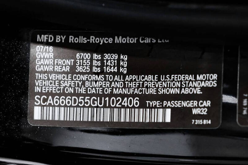2016 Rolls-Royce Dawn