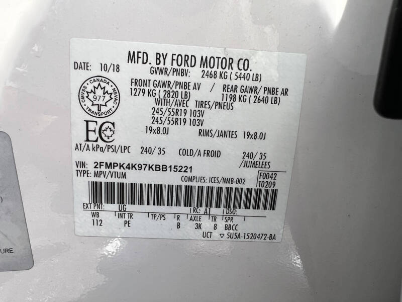 2019 Ford Edge Titanium