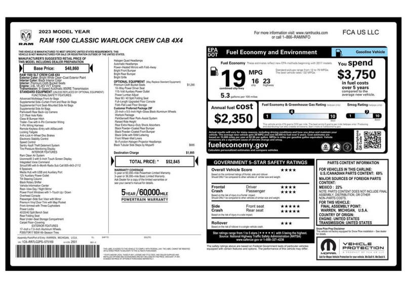 2023 RAM 1500 Classic Warlock