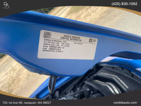 2016 Chevrolet Corvette Stingray