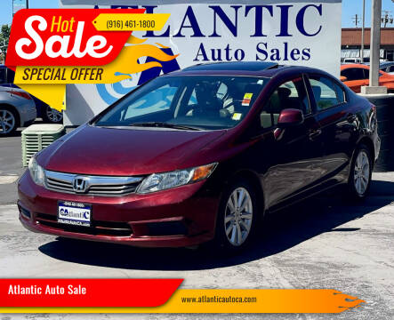 2012 Honda Civic for sale at Atlantic Auto Sale in Sacramento CA