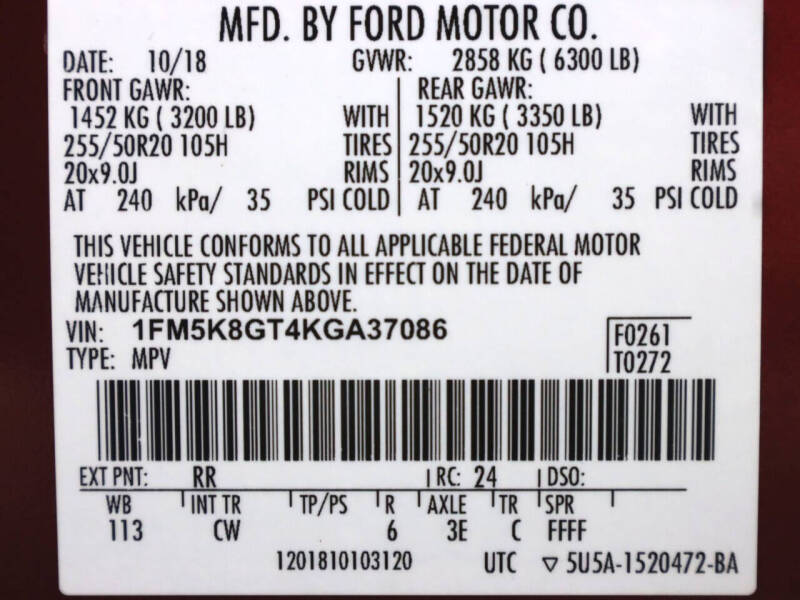 2019 Ford Explorer Sport