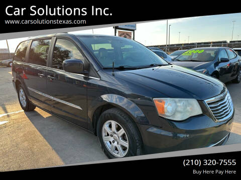 2013 Chrysler Town and Country for sale at Car Solutions Inc. in San Antonio TX