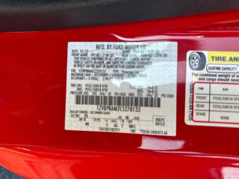 2012 Ford Mustang V6 Premium