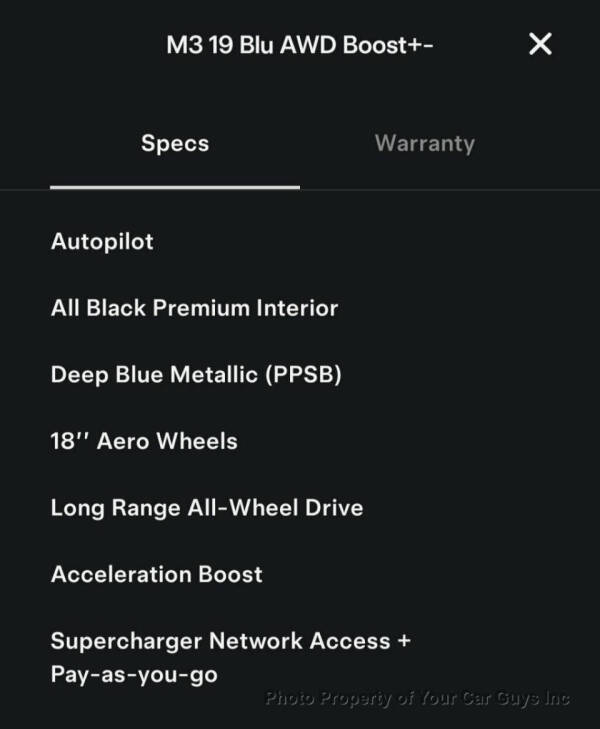 2019 Tesla Model 3 Long Range