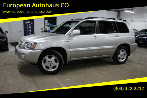 2006 Toyota Highlander for sale at European Autohaus CO in Denver CO