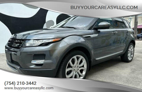2015 Land Rover Range Rover Evoque for sale at BuyYourCarEasyllc.com in Hollywood FL
