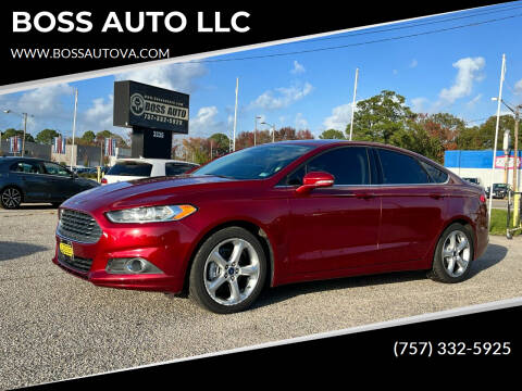 2016 Ford Fusion for sale at BOSS AUTO LLC in Norfolk VA