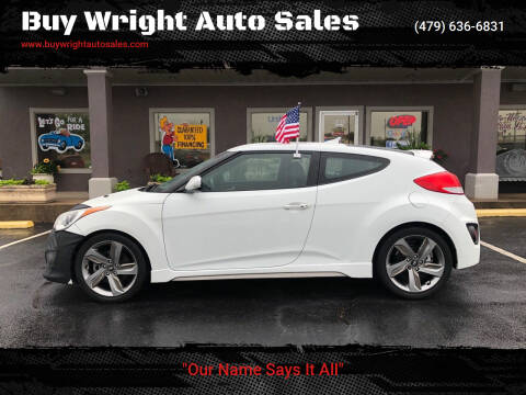 2013 Hyundai Veloster for sale at Buy Wright Auto Sales in Rogers AR