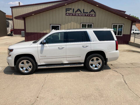 2017 Chevrolet Tahoe for sale at Fiala Automotive in Howells NE