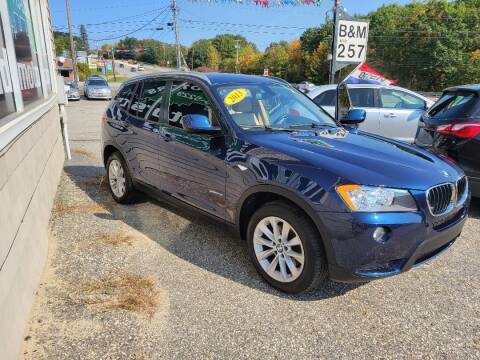 2013 BMW X3 for sale at CITY SIDE MOTORS in Auburn ME