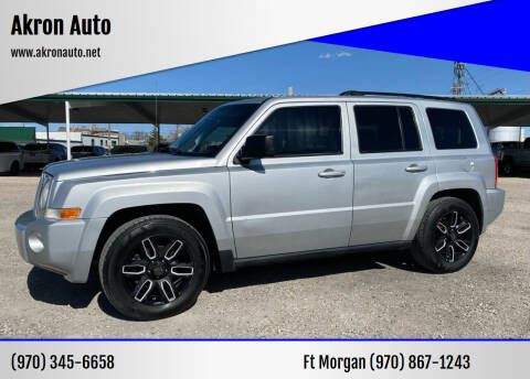2010 Jeep Patriot for sale at Akron Auto - Fort Morgan in Fort Morgan CO