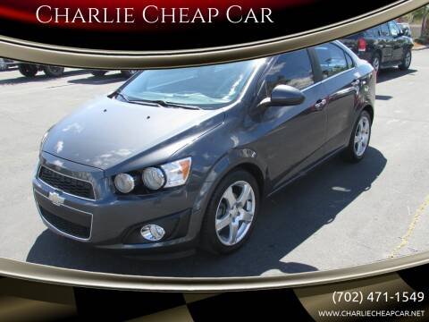 2013 Chevrolet Sonic for sale at Charlie Cheap Car in Las Vegas NV