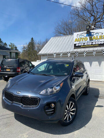 2017 Kia Sportage for sale at IK AUTO SALES LLC in Goshen NY