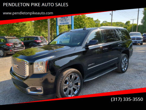 2015 GMC Yukon for sale at PENDLETON PIKE AUTO SALES in Ingalls IN