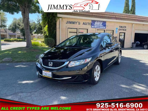 2014 Honda Civic for sale at JIMMY'S AUTO WHOLESALE in Brentwood CA