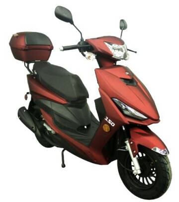 2019 150cc Viper 4 Stroke Air Cooled Matte FInish Scooter