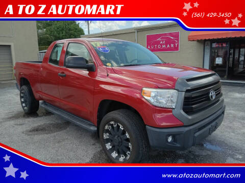 2017 Toyota Tundra for sale at A TO Z  AUTOMART in West Palm Beach FL