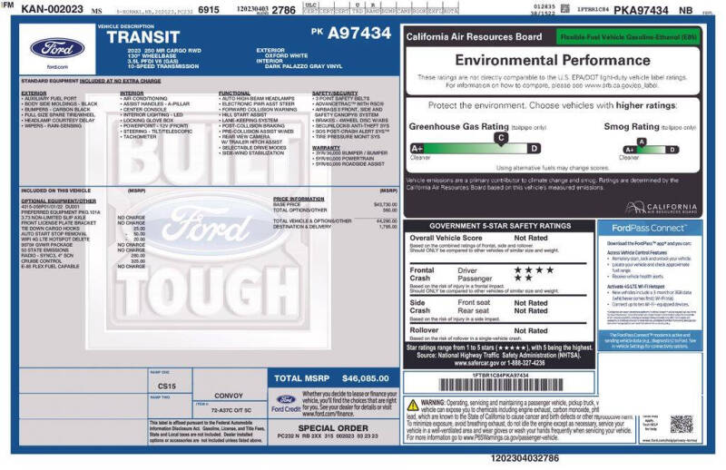 2023 Ford Transit