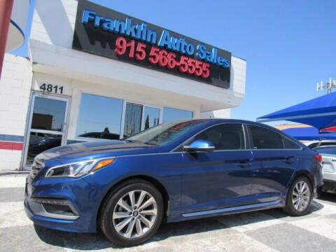2016 Hyundai Sonata for sale at Franklin Auto Sales in El Paso TX