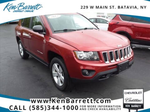 2017 Jeep Compass for sale at KEN BARRETT CHEVROLET CADILLAC in Batavia NY