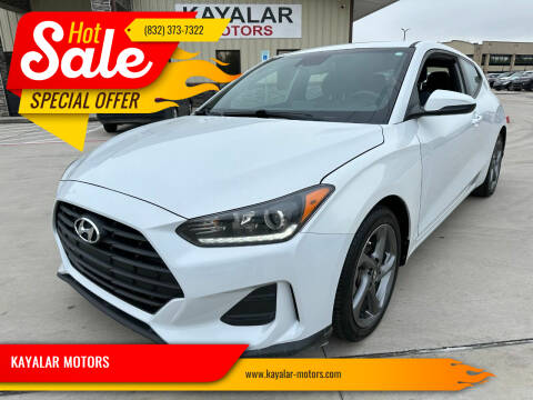 2019 Hyundai Veloster for sale at KAYALAR MOTORS in Houston TX