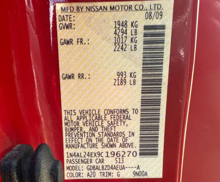 2009 Nissan Altima 2.5 S