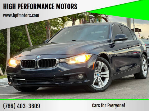 2017 BMW 3 Series for sale at HIGH PERFORMANCE MOTORS in Hollywood FL