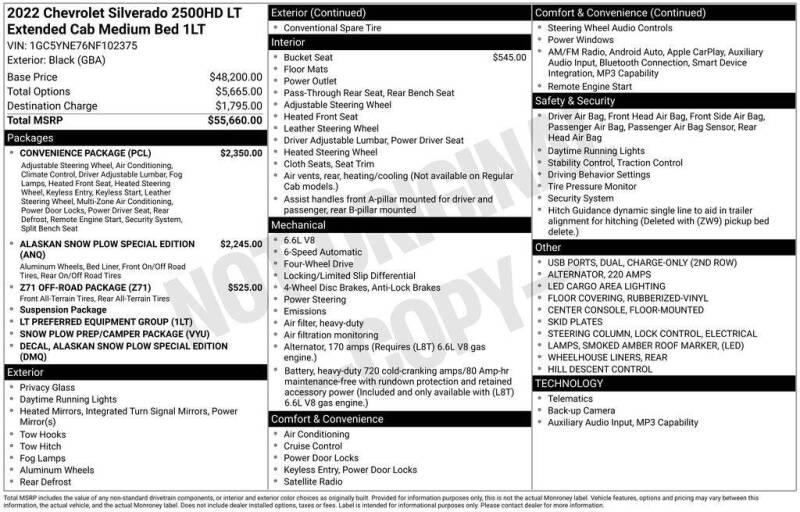 2022 Chevrolet Silverado 2500HD