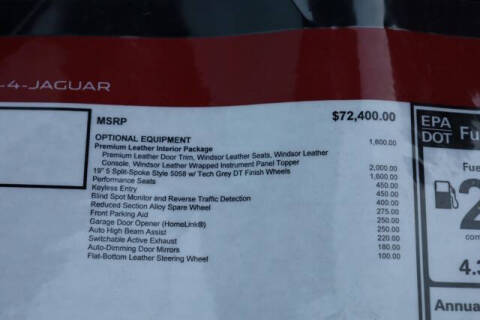 2018 Jaguar F-TYPE 340HP