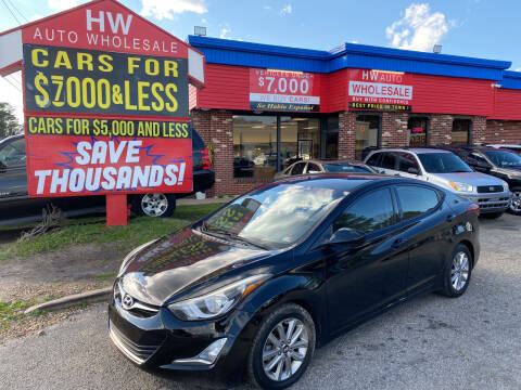 2015 Hyundai Elantra for sale at HW Auto Wholesale in Norfolk VA