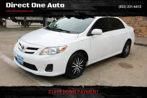 2011 Toyota Corolla for sale at Direct One Auto in Houston TX