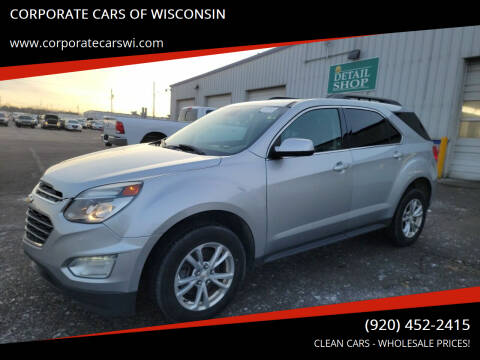 2016 Chevrolet Equinox for sale at CORPORATE CARS OF WISCONSIN in Sheboygan WI
