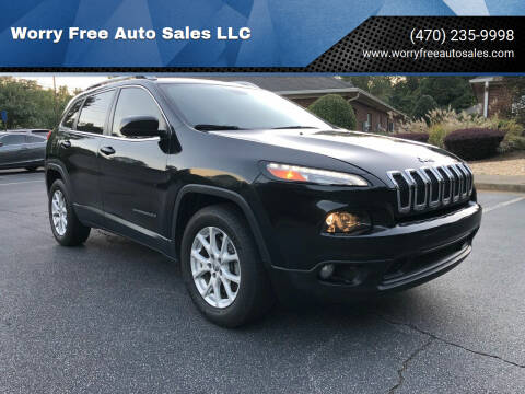 2015 Jeep Cherokee for sale at Worry Free Auto Sales LLC in Woodstock GA