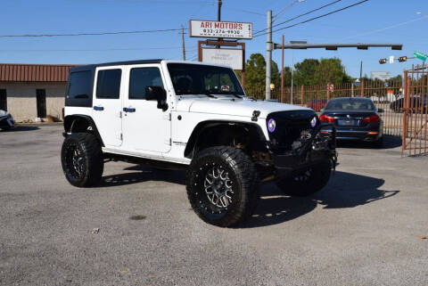 2017 Jeep Wrangler Unlimited for sale at ARI Motors in Houston TX