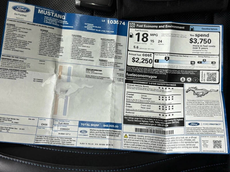 2020 Ford Mustang GT