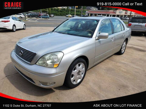 2003 Lexus LS 430 for sale at CRAIGE MOTOR CO in Durham NC