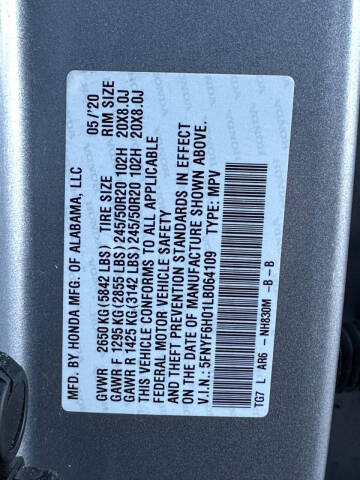 2020 Honda Pilot Elite