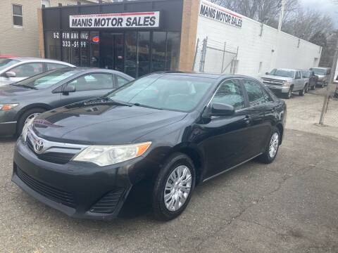 2013 Toyota Camry for sale at Thomas Anthony Auto Sales LLC DBA Manis Motor Sale in Bridgeport CT