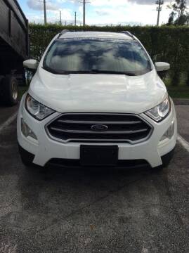 2018 Ford EcoSport for sale at Tropical Motors Cargo Vans and Car Sales Inc. in Pompano Beach FL