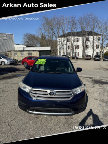 2013 Toyota Highlander for sale at Arkan Auto Sales in Worcester MA
