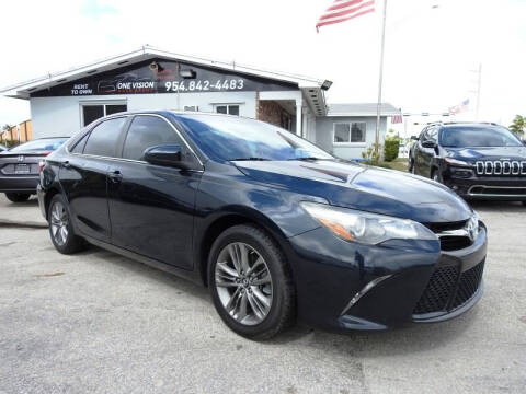 2017 Toyota Camry for sale at One Vision Auto in Hollywood FL
